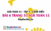 Giải bài 6 trang 57 Toán 11 tập 1 SGK Cánh Diều